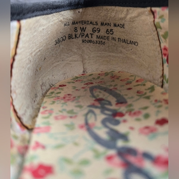 Capezio Tele Tone Tap Dance Shoes Women Size 8 W Black Patent Vegan Leather - Picture 8 of 9